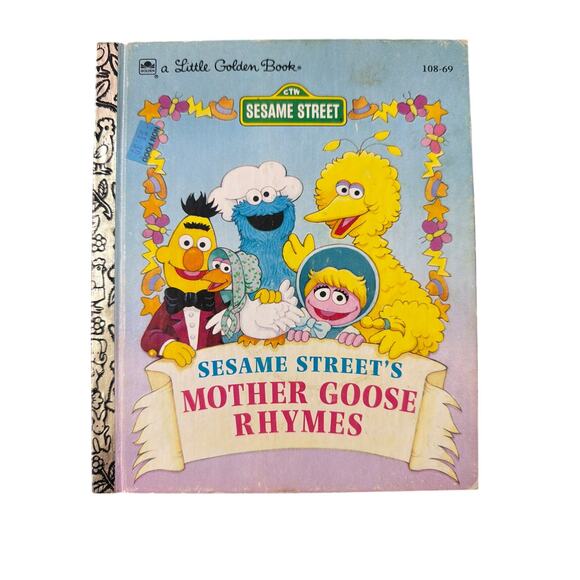 Sesame Street Other - Sesame Street's Mother Goose Rhymes Vintage a Little Golden Book Hardcover